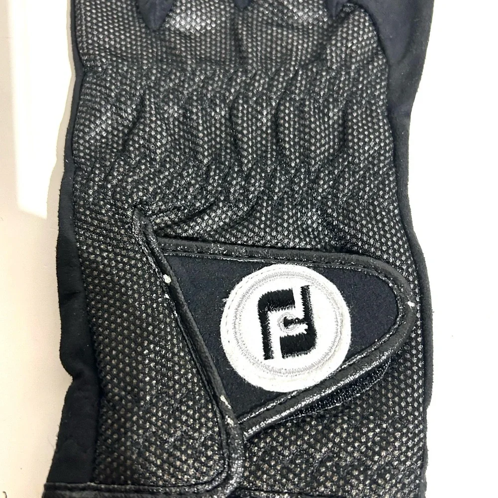 FootJoy Winter Sof Golf Gloves Pair R/L Womens Size M/L Fleece Thermal Black VTG